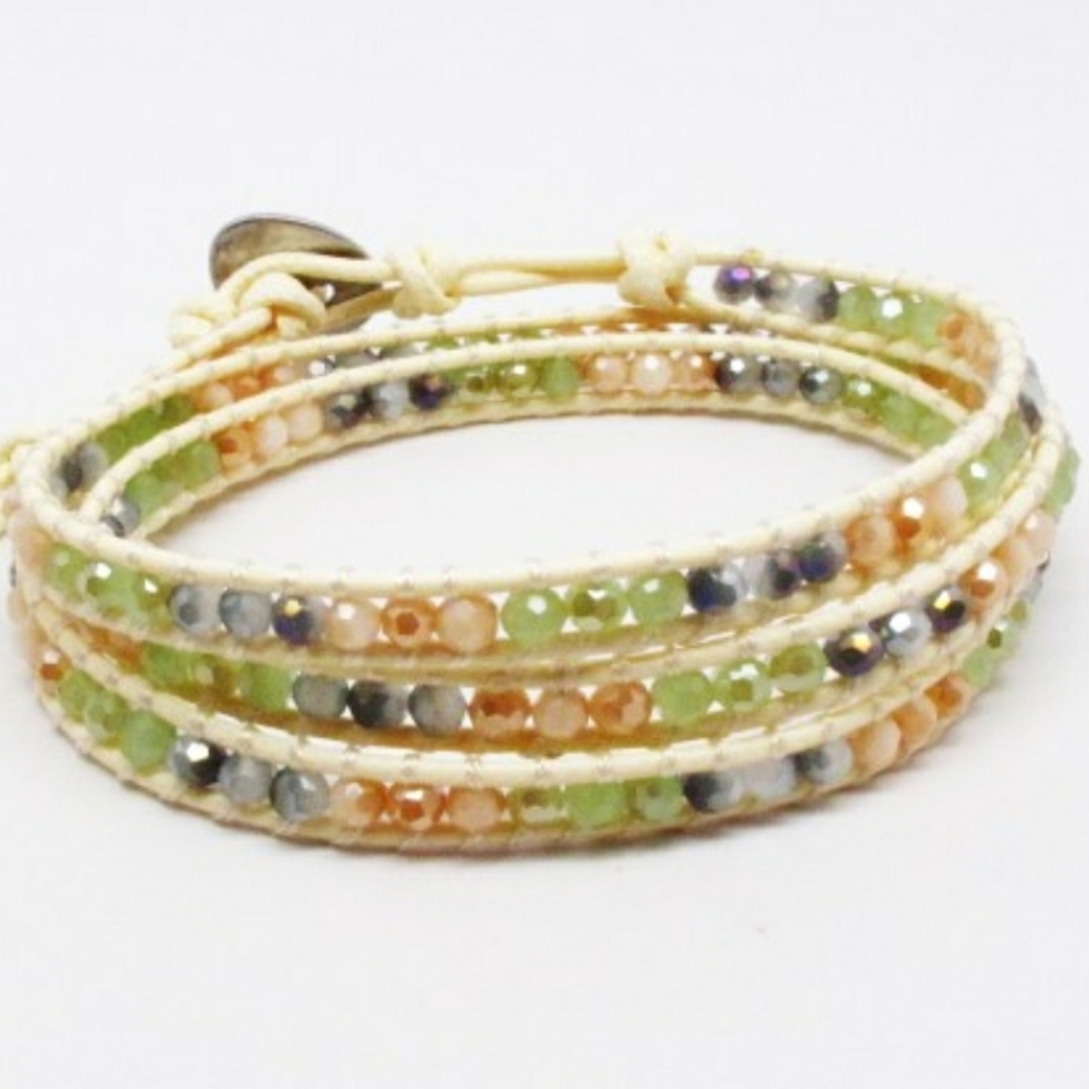 Handmade NEW Katie Soleil 3 Wrap Bracelet Hairband